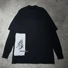 RICK OWENS DRK SHDW HUSTLER L/S T-SHIRT SIZE-S DU19S4269-RNEP1 リックオウエンス ダークシャドウ ハスラー長袖Tシャツ 心斎橋店