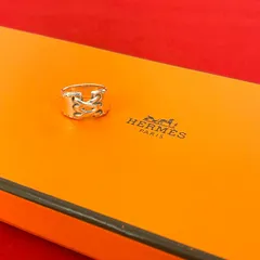 極 美品 希少品 HERMES エルメス メキシコリング コルセット モチーフ シルバー925 指輪 11号 アクセサリー レディース メンズ 92790