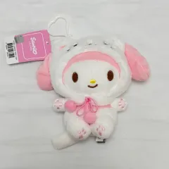 ぬいぐるみガチャ 猫服 My Melody(マイメロディ)ぬいぐるみ キーホルダー