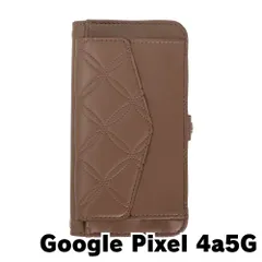 【新品未使用】 Google pixel 4a 5G ストラップ付き 手帳型スマホ ケース ショルダー (カバー色ブラウン) カード収納 鏡付き ミラー 可愛い カバー おしゃれ 韓国 myones-case025-pixel4a5g-br