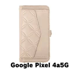 【新品未使用】 Google pixel 4a 5G ストラップ付き 手帳型スマホ ケース ショルダー (カバー色アイボリー) カード収納 鏡付き ミラー 可愛い カバー おしゃれ 韓国 myones-case025-pixel4a5g-iv