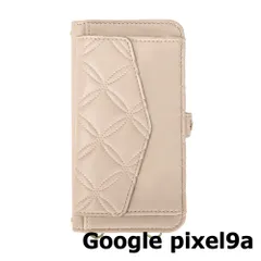 【新品未使用】 Google pixel9a ピクセル9a ストラップ付き 手帳型スマホ ケース ショルダー (カバー色アイボリー) カード収納 鏡付き ミラー 可愛い カバー おしゃれ 韓国 myones-case025-pixel9a-iv