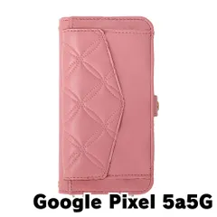 【新品未使用】 Google Pixel 5a 5G ストラップ付き 手帳型スマホ ケース ショルダー (カバー色ピンク) カード収納 鏡付き ミラー 可愛い カバー おしゃれ 韓国 myones-case025-pixel5a5g-pk