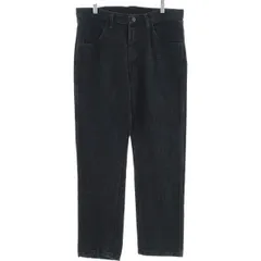 古着 ラスラー RUSTLER ブラックデニム ストレートデニムパンツ メンズw34相当/eaa417362