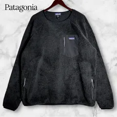 希少XXLサイズ  Patagonia パタゴニア ロスガトスクルー ボアフリース プルオーバー ブラック BLK XXL STY25895FA20 FA20 メンズ 大きいサイズ 黒 フリーストップス アウトドア 防寒 秋冬 定番 人気