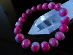 ◆天才の石☆天然のロドナイトAAAAAA ブレスレット 11mm★ｔa438
