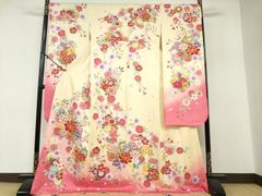 振袖 金刺繍 金彩 銀通し 紋意匠 身丈170cm MO3809 - メルカリ