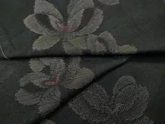 平和屋着物●本場大島紬　舞蝶文　正絹　逸品　未使用　CABC2187ut