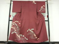 落款入 付け下げ 金彩 南天 やまと扱い 正絹 躾糸付き HKT061 - メルカリ