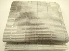 正絹 単衣用 袋帯 伊豆蔵明彦 ひなや工房 モダン図案 逸品 未使用品
