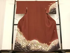 平和屋着物●訪問着　作家物　絞り　辻が花　暈し染め　金彩　健勝苑扱い　正絹　逸品　AABF0565fy