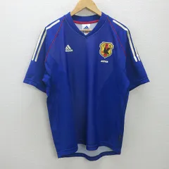 K■日本製■アディダス/adidas 日本代表 レプリカユニフォーム 【L】青/MENS■49【中古】