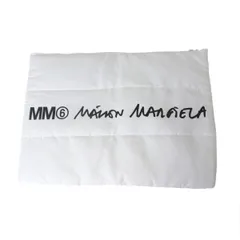 MM6 Maison Margiela エムエムシックス メゾンマルジェラ  SPUR 付録 ポーチ ホワイト 34×25(cm)  NT-no 美品 ABランク