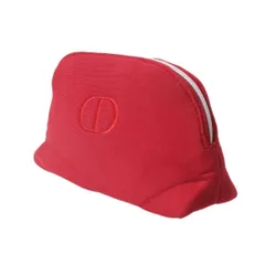 Christian Dior クリスチャンディオール 化粧ポーチ ノベルティ レッド ファスナー開閉 17×10×5.5(cm)  NT-no 美品 ABランク