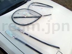 ae86 レビン トレノ 純正 ドアバイザー クリップ 左右 1台分 - メルカリ