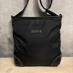 ✨ダニエル＆ボブ ショルダーバッグ ブラック 上質レザー×ナイロン 通勤 通学✨　00027