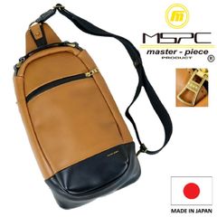 希少 コラボ MSPC マスターピース ボディーバッグ レザー 本革 日本製 