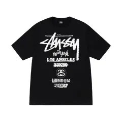 STUSSY WORLD TOUR Tシャツ ブラック