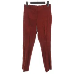 セオリーリュクス theory luxe リネン混 スリムパンツ オレンジ系 34 ■ECT