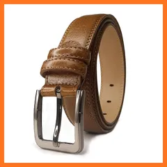 【新品】 [ulterra] ベルト メンズ 本革 ビジネス カジュアル ギフトボックス付き おしゃれ プレゼント 紳士ベルト メンズベルト (キャメル) 1