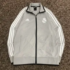 100必須アイテム アディダス レアルマドリード グレー ジャージ トラックジャージ