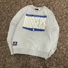 100 MLB LA ドジャーズ スウェット Tシャツ グレー