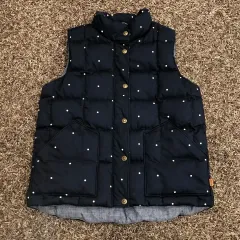 S リーバイス ドット ダックダウン ポルカドット ダウン ベスト