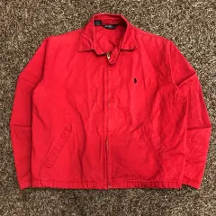 L ポロラルフローレン 90s USA ハリントン スイングトップ ジャケット