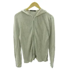 コムサメン COMME CA MEN ジップアップ パーカー フーディ 麻 リネン 長袖 M ベージュ 1022 ■YHS8のサムネイル