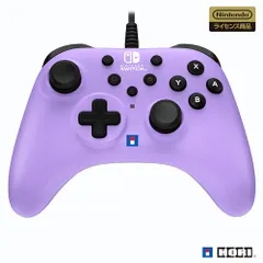 【任天堂ライセンス商品】ホリパッド TURBO for Nintendo Switch? / PC ライトパープル【連射