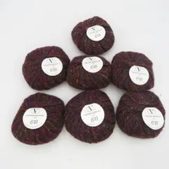 毛糸 Filatura Di Crosa Valentino Garavani i Filati 618 7玉セット 1玉50g 約95m イタリア製 ウール モヘア 秋冬 海外毛糸