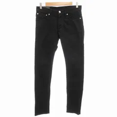 カズユキ クマガイ アタッチメント KAZUYUKI KUMAGAI ATTACHMENT 15SS ストレッチウエポンスーパースリム スキニーパンツ ジーンズ デニム ボタンフライ 2 黒 ブラック /FF