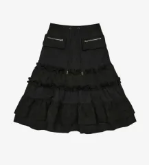 LUVISTRUE EV ポケット スカート ブラック