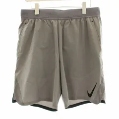 ナイキ NIKE DRY-FIT ショートパンツ ハーフパンツ ロゴ プリント XXL グレー /KU