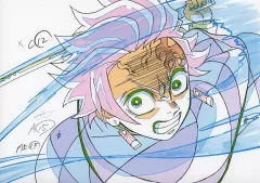 【中古】原画イラストボード 鬼滅の刃 複製生動画 竈門 炭治郎 C12