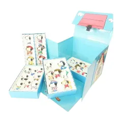 専用BOX付き スヌーピー Snoopy ワールドツアー ミニフィギュア セット マルチカラー