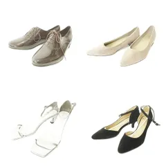 オリエンタルトラフィック ORIENTAL TRAFFIC 他 LLサイズ 4点セット おまとめ パンプス ローファー サンダル 大きいサイズ マルチカラー MMT