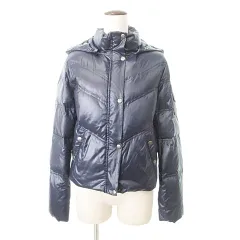 インディヴィ INDIVI ダウン ジャケット アウター 40 約Lサイズ 紺 ネイビー ■YHS3