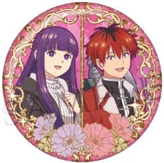 【中古】バッジ・ビンズ フェルン＆シュタルク ヴィンテージシリーズVol.4 キラキラ缶バッジ 「葬送のフリーレン」