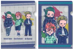 【中古】クリアファイル 古橋伊春＆出雲ハルイチ＆神楽木葵 れとぽぷ 第2弾 A5クリアファイルセット 「アニメ 怪獣8号」