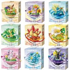 ブイズセット【美品】　シャワーズ　リーフィア　エーフィー　サンダース まとめ売り】 イーブイ シャワーズ サンダース ブースタグレイシア