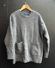 POLO RALPH LAUREN ポロラルフローレン カシミヤ混 ウール クルーネック ニット セーター ポケット付