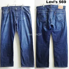 Levi's　リーバイス　569　ルーズストレートデニム　W102cm / W36 / 2XL　インディゴ　ライトオンス　メンズ　ビッグサイズ