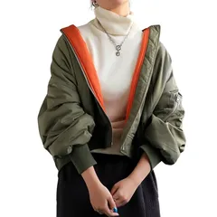 [antiqua] アンティカ ショート MA-1 レディース YZ-00090 Onesize 02 カーキ