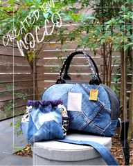 №719【DENIM✖️BIGsize ToteBAG⚮̈🩷】大きめ✨️デニムリメイク