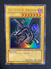 海外版1st】遊戯王 真紅眼の黒竜（LOB-070）ウルトラ※傷大ジャンク