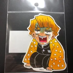 鬼滅の刃 我妻善逸 ジャンプショップ フェア ジャンショ 鬼滅 ダイカットステッカー 限定