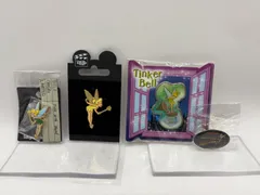 ディズニー ティンカーベル ピンバッジ 他 4点セット 東京ディズニーランド