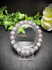 💎天然石✨️無処理✨️ブルーローズクォーツ（希少石） ブレスレット    レディース＆メンズ   E739