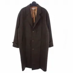 カルバンクライン CALVIN KLEIN ウール ロングコート L ブラウン 茶